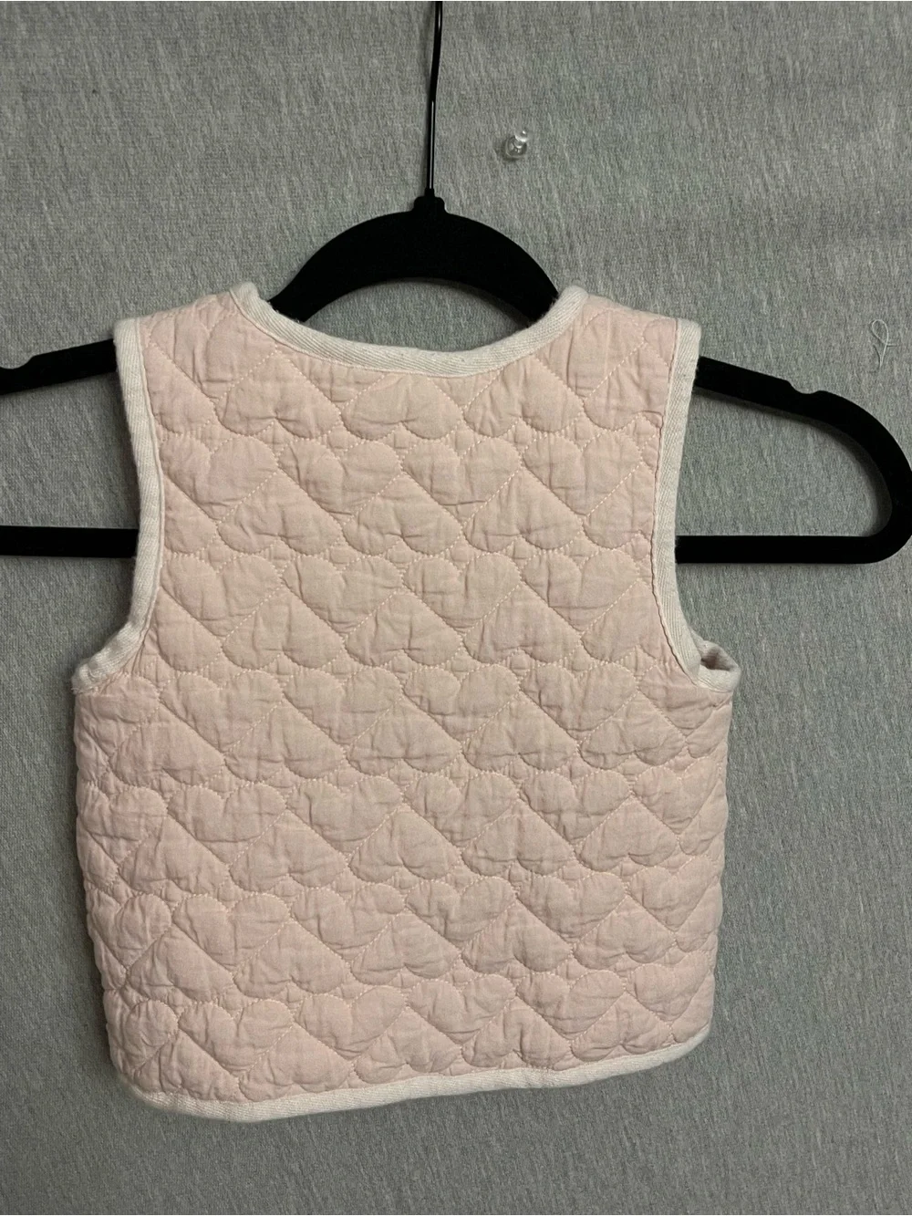 Cynthia Rowley Girls Pink Quilted Vest with Bow